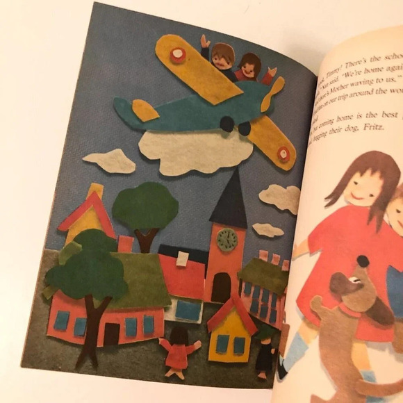 Vintage 1964 Wonder Book Around The  World Cut Out Book - Picture 14 of 16